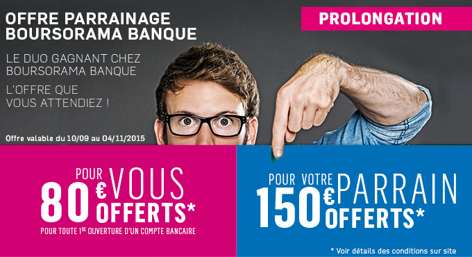 150€ offerts pour l'ouverture d'un compte Boursorama